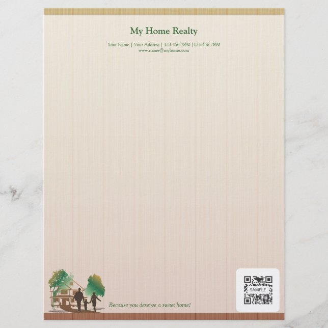 Letterhead Template My Home Realty (Front)