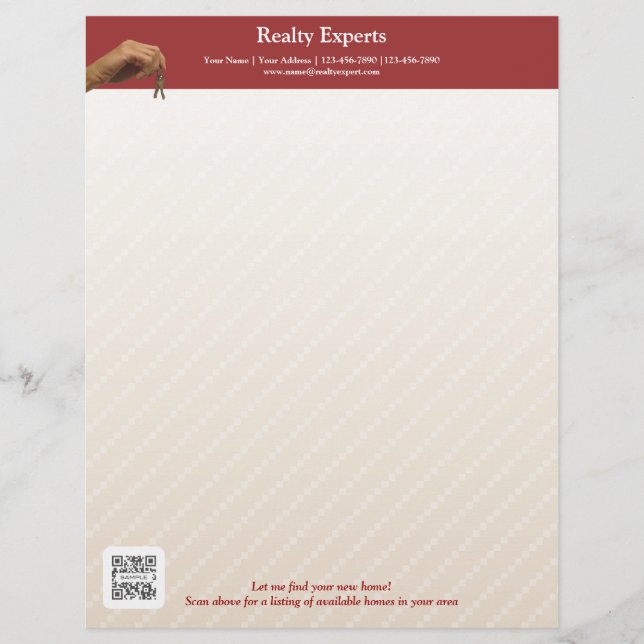 Letterhead Template Realty Experts (Front)