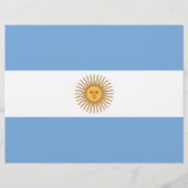 Letterhead with Flag of Argentina (Front)