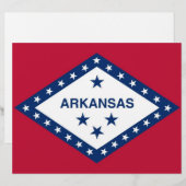 Letterhead with Flag of Arkansas (Front/Back)