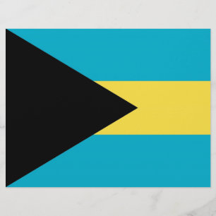 Letterhead with Flag of Bahamas