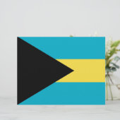 Letterhead with Flag of Bahamas (Standing Front)