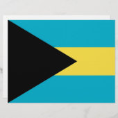 Letterhead with Flag of Bahamas (Front/Back)