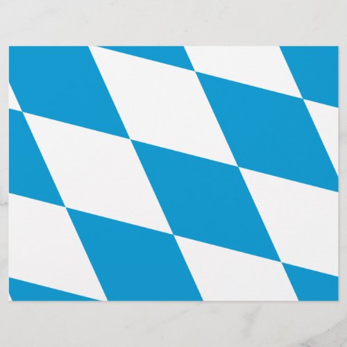 Letterhead with Flag of Bavaria Germany