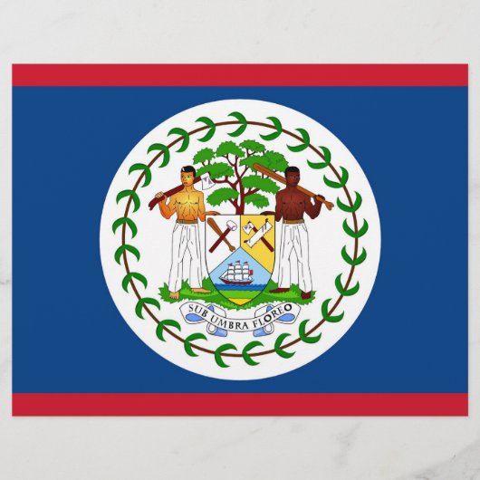 Letterhead with Flag of Belize (Front)