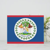 Letterhead with Flag of Belize (Standing Front)