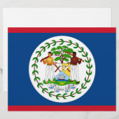 Letterhead with Flag of Belize (Front/Back)