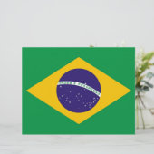 Letterhead with Flag of Brazil (Standing Front)