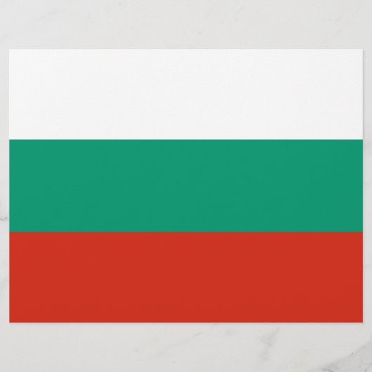 Letterhead with Flag of Bulgaria (Front)