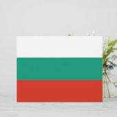 Letterhead with Flag of Bulgaria (Standing Front)