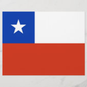 Letterhead with Flag of Chile (Front)