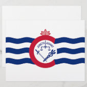 Letterhead with Flag of Cincinnati, Ohio (Front/Back)