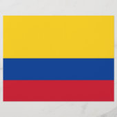 Letterhead with Flag of Colombia (Front)