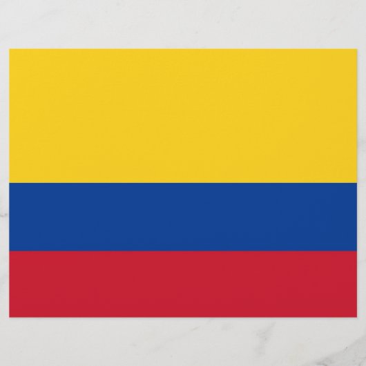 Letterhead with Flag of Colombia (Front)