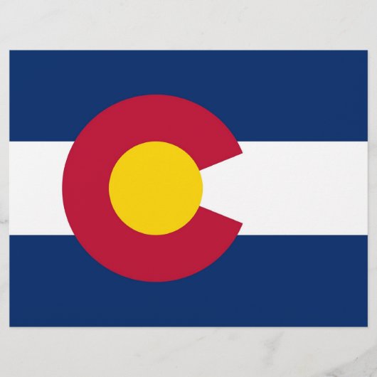 Letterhead with Flag of Colorado (Front)