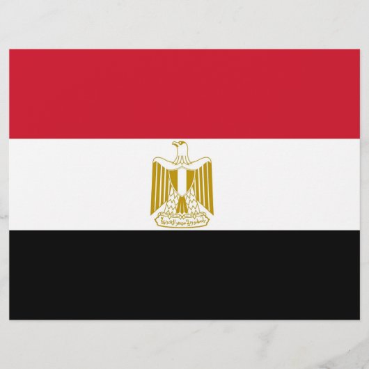 Letterhead with Flag of Egypt (Front)
