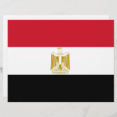 Letterhead with Flag of Egypt (Front/Back)
