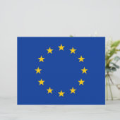 Letterhead with Flag of European Union (Standing Front)