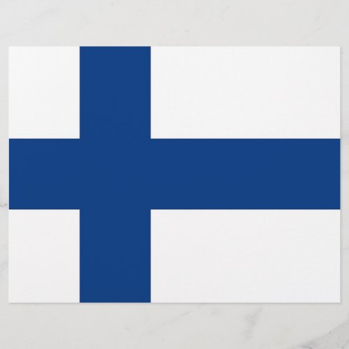 Letterhead with Flag of Finland