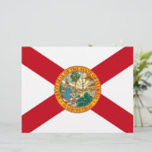 Letterhead with Flag of Florida, USA (Standing Front)