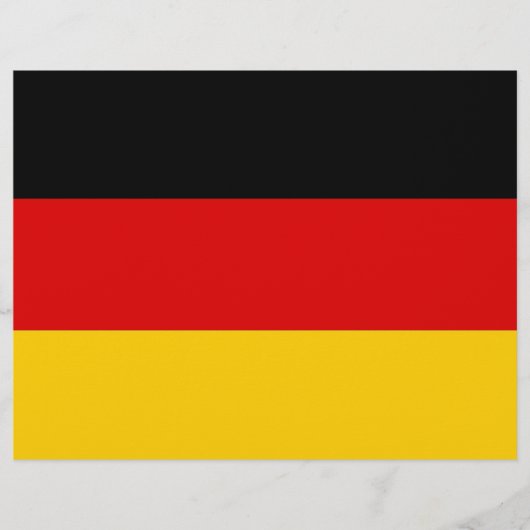 Letterhead with Flag of Germany (Front)