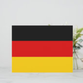 Letterhead with Flag of Germany (Standing Front)
