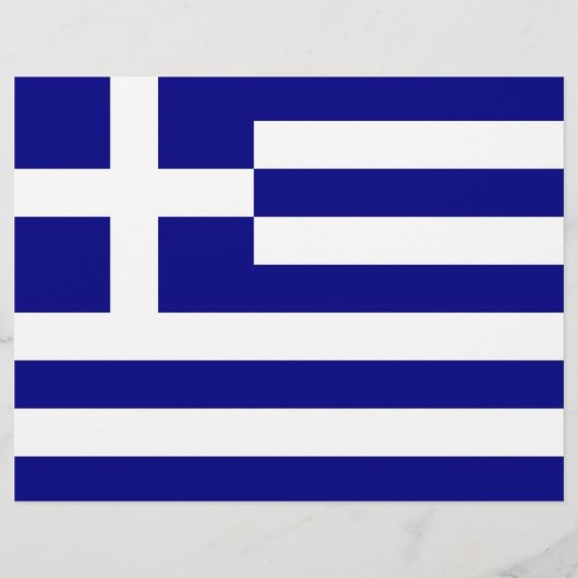 Letterhead with Flag of Greece (Front)