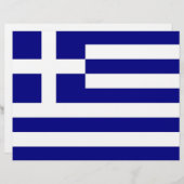 Letterhead with Flag of Greece (Front/Back)