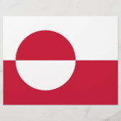 Letterhead with Flag of Greenland (Front)