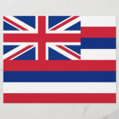 Letterhead with Flag of Hawaii, USA (Front)