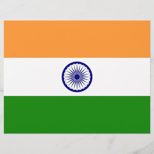 Letterhead with Flag of India (Front)