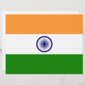Letterhead with Flag of India (Front/Back)