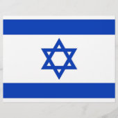 Letterhead with Flag of Israel (Front)