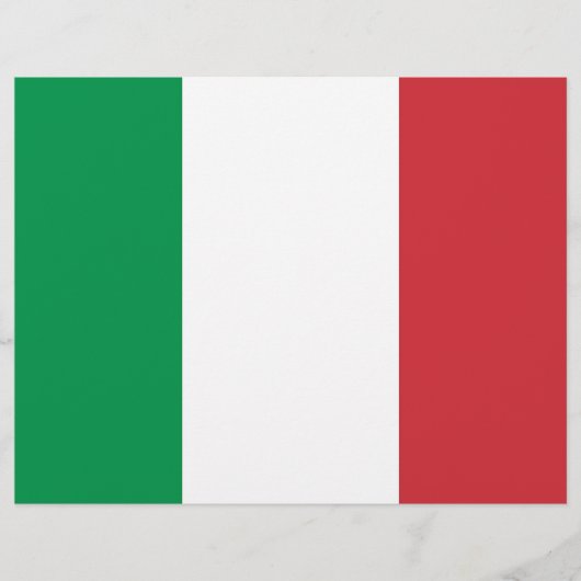 Letterhead with Flag of Italy (Front)