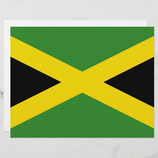 Letterhead with Flag of Jamaica (Front/Back)