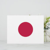Letterhead with Flag of Japan (Standing Front)