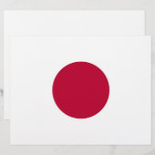 Letterhead with Flag of Japan (Front/Back)