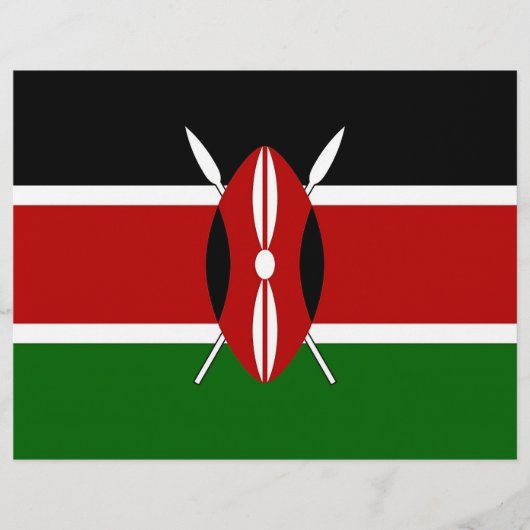 Letterhead with Flag of Kenya (Front)