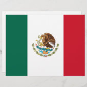 Letterhead with Flag of Mexico (Front/Back)