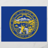 Letterhead with Flag of Nebraska, USA (Front)