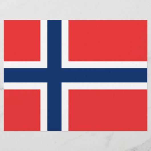 Letterhead with Flag of Norway (Front)