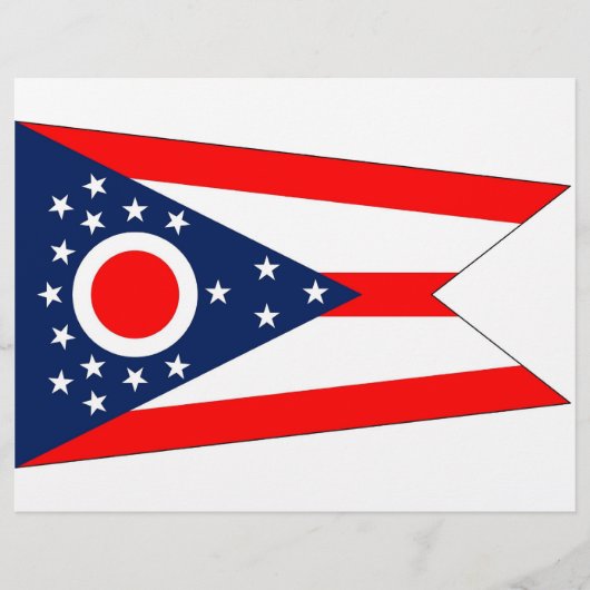 Letterhead with Flag of Ohio, USA (Front)