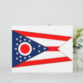 Letterhead with Flag of Ohio, USA (Standing Front)