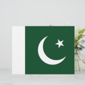 Letterhead with Flag of Pakistan (Standing Front)