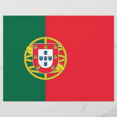 Letterhead with Flag of Portugal (Front)