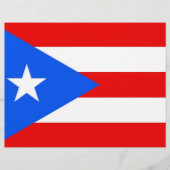 Letterhead with Flag of Puerto Rico, USA (Front)