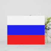 Letterhead with Flag of Russia (Standing Front)