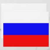 Letterhead with Flag of Russia (Front/Back)