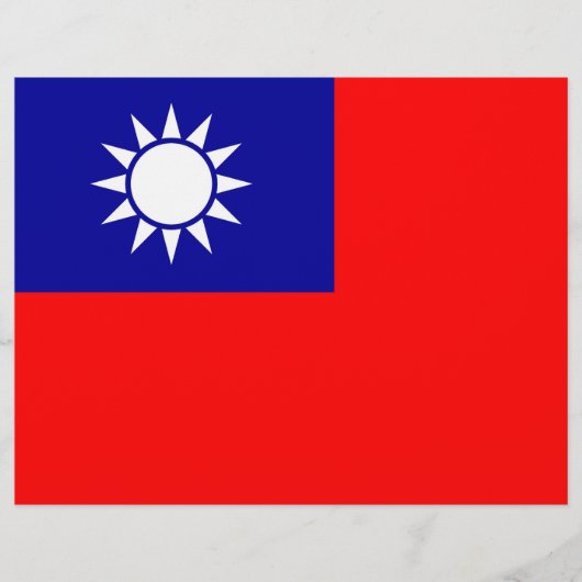 Letterhead with Flag of Taiwan (Front)