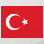 Letterhead with Flag of Turkey (Front)